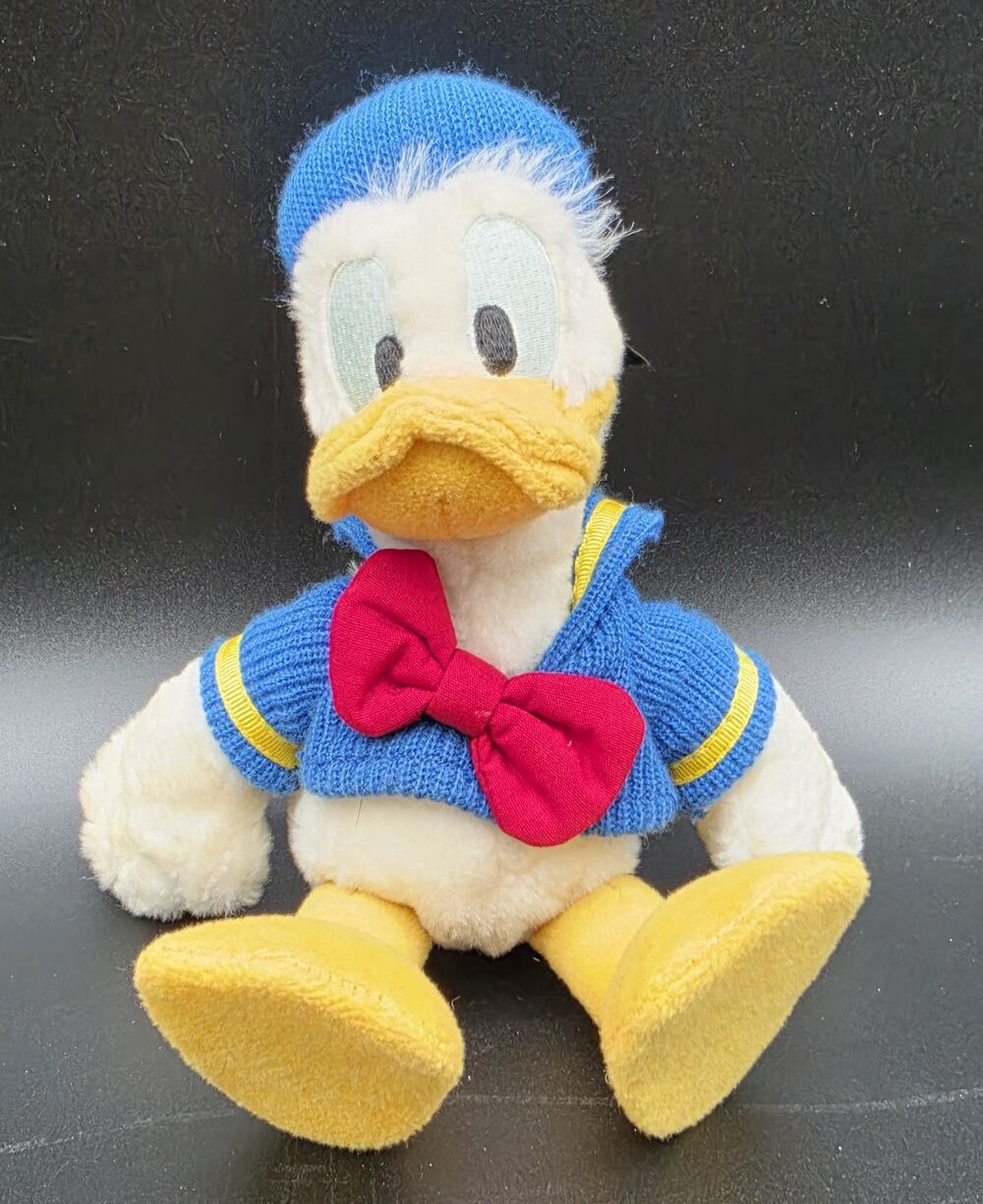 Vintage Walt Disney World Donald Duck Plush 9.75" Sailor Outfit Plush Doll 1990s